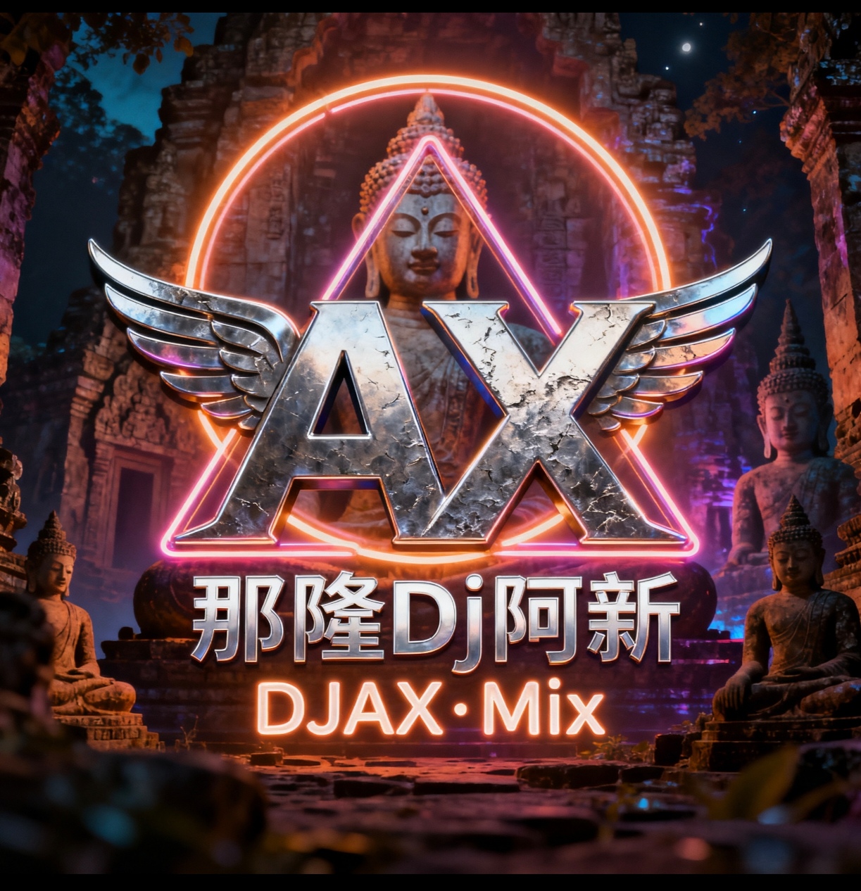 那隆Dj阿新-全英文嗨老友神曲＆前行者迷幻fk串烧.mp3